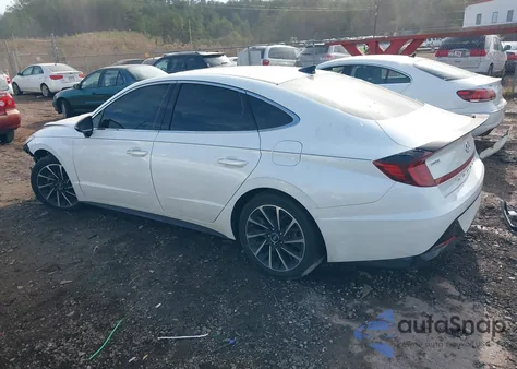 2020 Hyundai Sonata Sel Plus z USA, uszkodzony, nr VIN 5NPEJ4J21LH032070